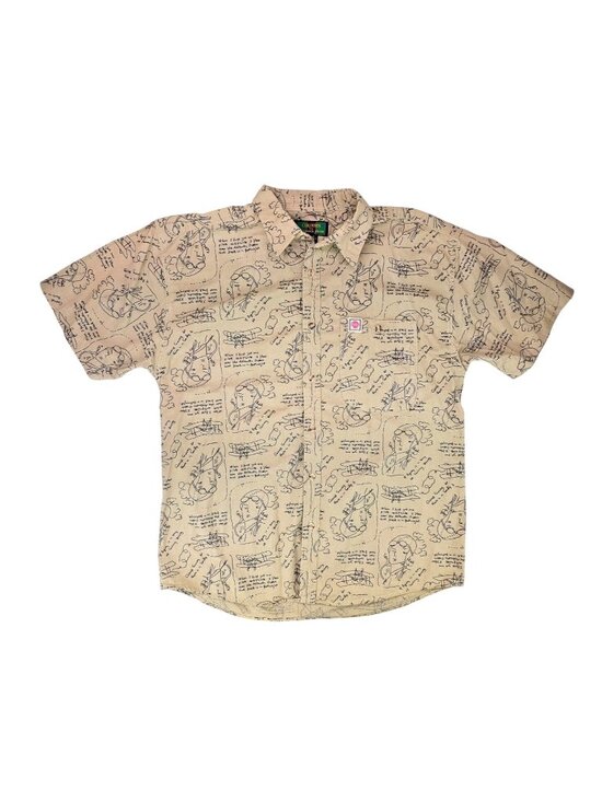 Colours By Alexander Julian Other - Vintage Colours By Alexander Julian Men Medium Tan Plane Shirt Rare Limited Run
